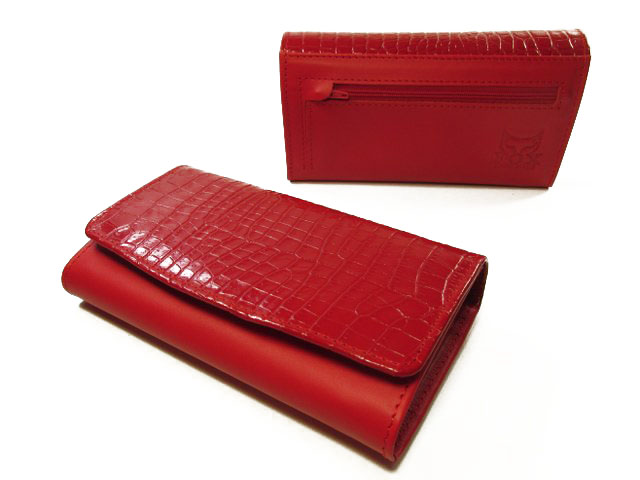 Ženski novčanik model 7 "crveni kroko"