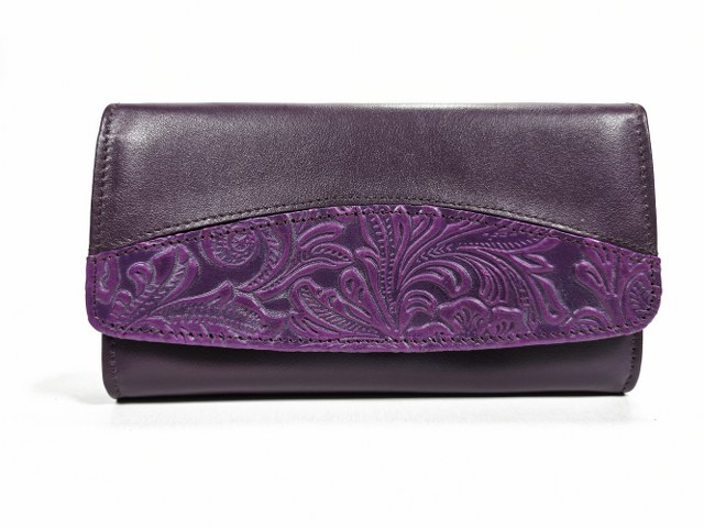 Ženski novčanik model 7 "ljubicasti art"